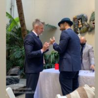Luis Novaresio y Braulio Bauab mostraron un poco de la intimidad de su boda y festejo