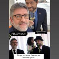 Luis Novaresio y Braulio Bauab mostraron un poco de la intimidad de su boda y festejo