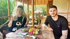 Wanda Nada y Mauri Icardi