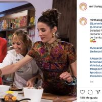 Soledad Fandiño lució un despampanante look en La Noche de Mirtha Legrand y sorprendió a Juana Viale