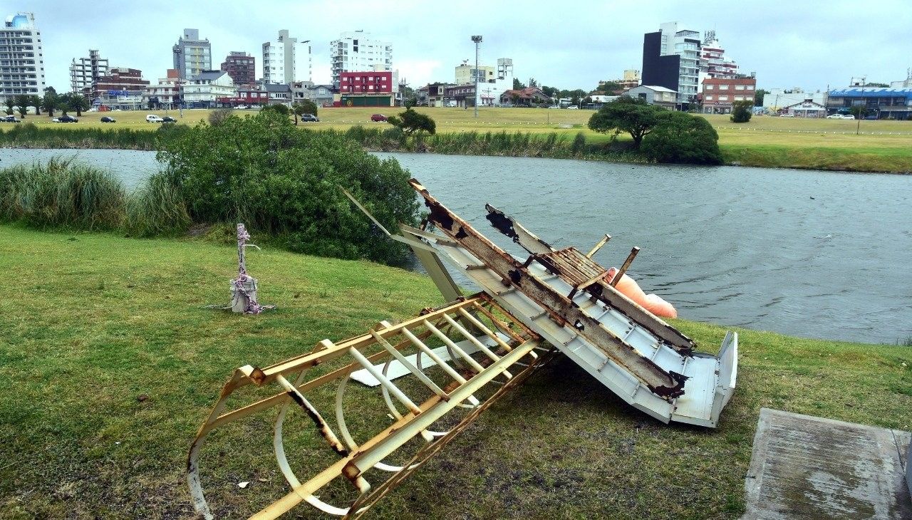 Temporal en Mar del Plata