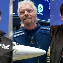 Bezos, Branson y Musk en carrera por la conquista espacial.  | Foto:CEDOC