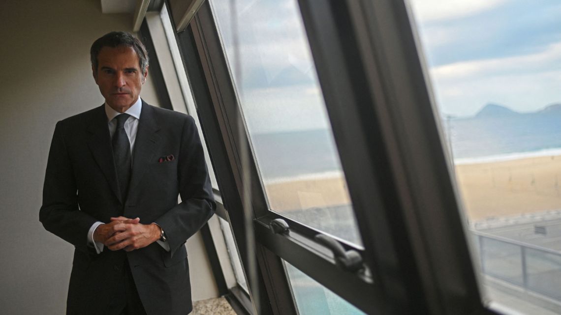 Director General of the International Atomic Energy Agency (IAEA), Rafael Grossi, pose for a picture after an interview with AFP at the Hilton Hotel in Rio de Janeiro, Brazil on July 19, 2021. 