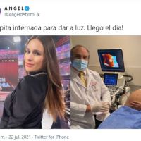 Internaron a Pampita por trabajo de parto