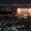 Ceremonia de apertura de los juegos en el estadio olímpico de Tokyo.