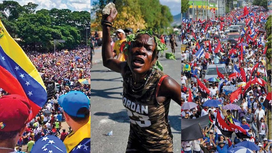 Venezuela, Haití y Nicaragua: Distintas lógicas, pero cosas en común: falta de respeto por las instituciones, los DD.HH., la alternabilidad y la democracia.