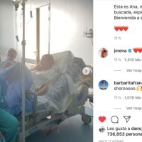 Pampita publicó imágenes del parto y le dedicó un tierno mensaje a su hija Ana