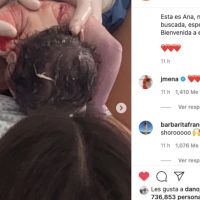 Pampita publicó imágenes del parto y le dedicó un tierno mensaje a su hija Ana