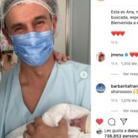 Pampita publicó imágenes del parto y le dedicó un tierno mensaje a su hija Ana