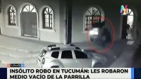 Insólito robo en Tucumán: les robaron medio vacío de la parrilla
