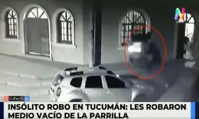 Insólito robo en Tucumán: les robaron medio vacío de la parrilla