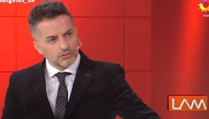 El enojo de Ángel de Brito con la producción de LAM