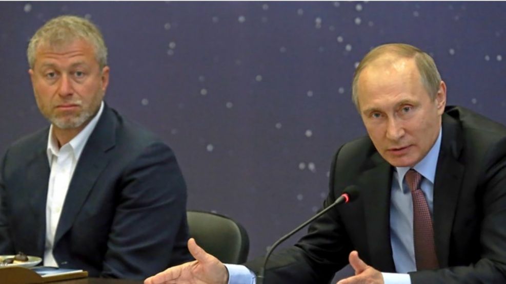 Abramovich y Vladimir Putin