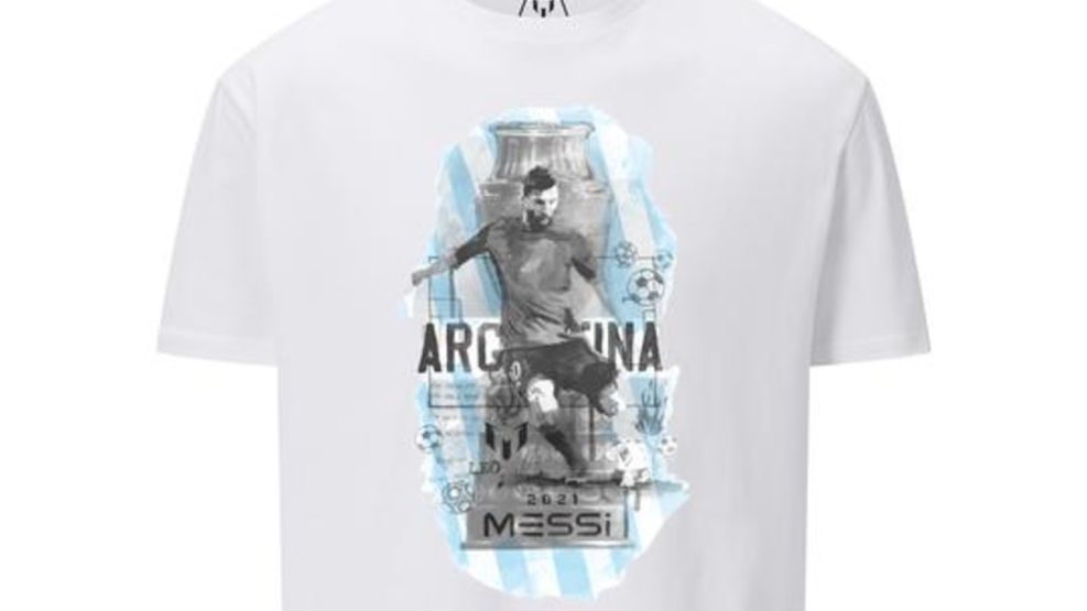Remera de edición limitada que lanzó Messi por la Copa América