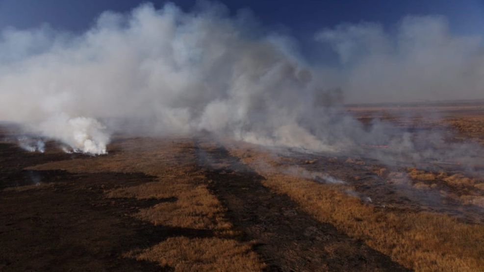 Incendios islas del Delta del Paraná