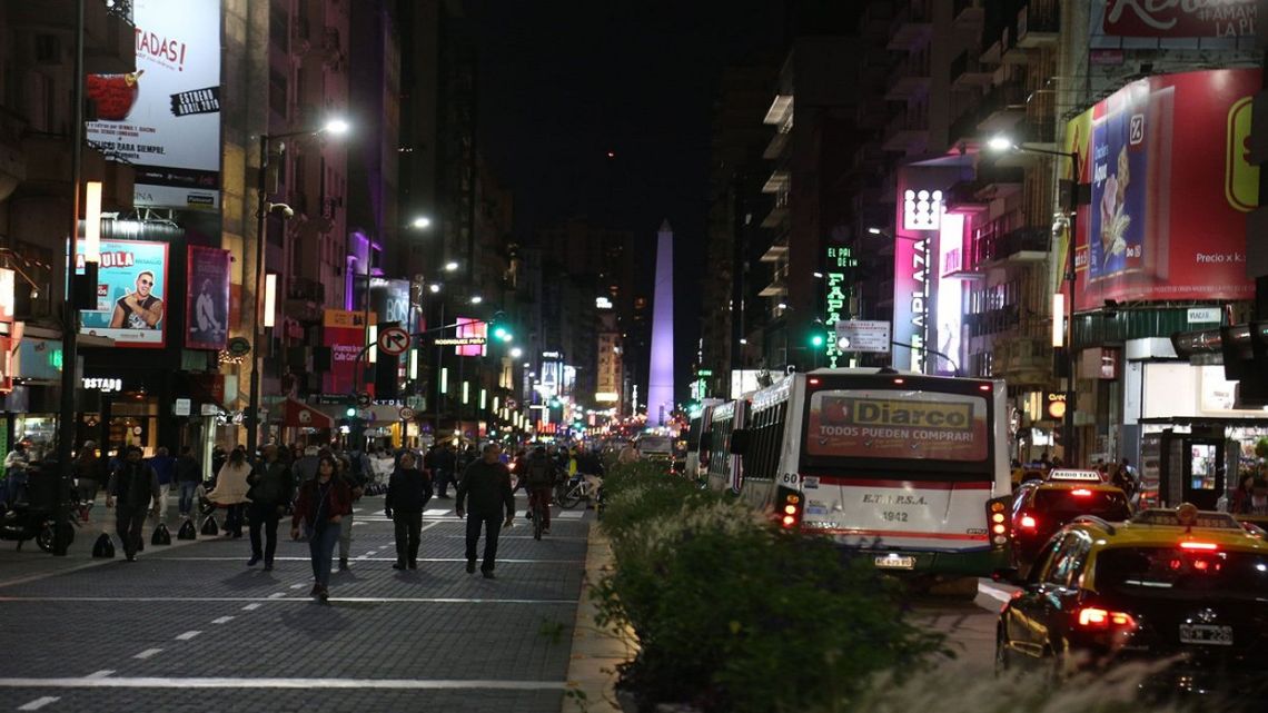 Así despide calle Corrientes a las vacaciones de invierno Perfil