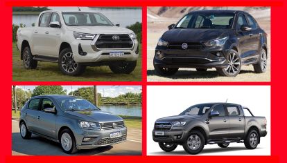 Los 15 autos 0km más vendidos en Argentina durante julio