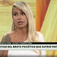 Flor Peña reveló que fue testigo de un brote psicótico de Matías Ale