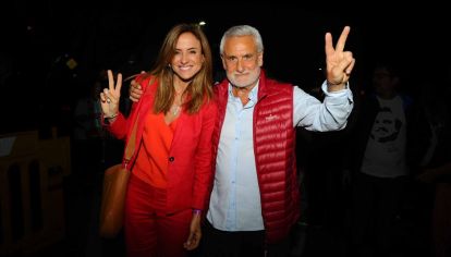 Victoria Tolosa Paz y su esposo "Pepe" Albistur