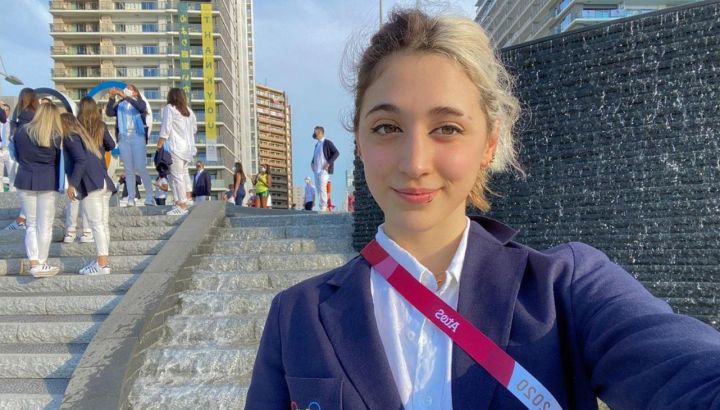 Delfina Pignatiello se despidió de Tokio 2020, su primera experiencia en un Juego Olímpico de mayores. //Instagram