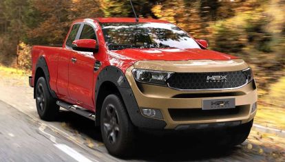 H2X Warrego, una pick-up de hidrógeno basada en Ford Ranger