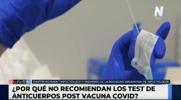 Porqué no es recomendable usar un test de antígenos luego de la vacunación
