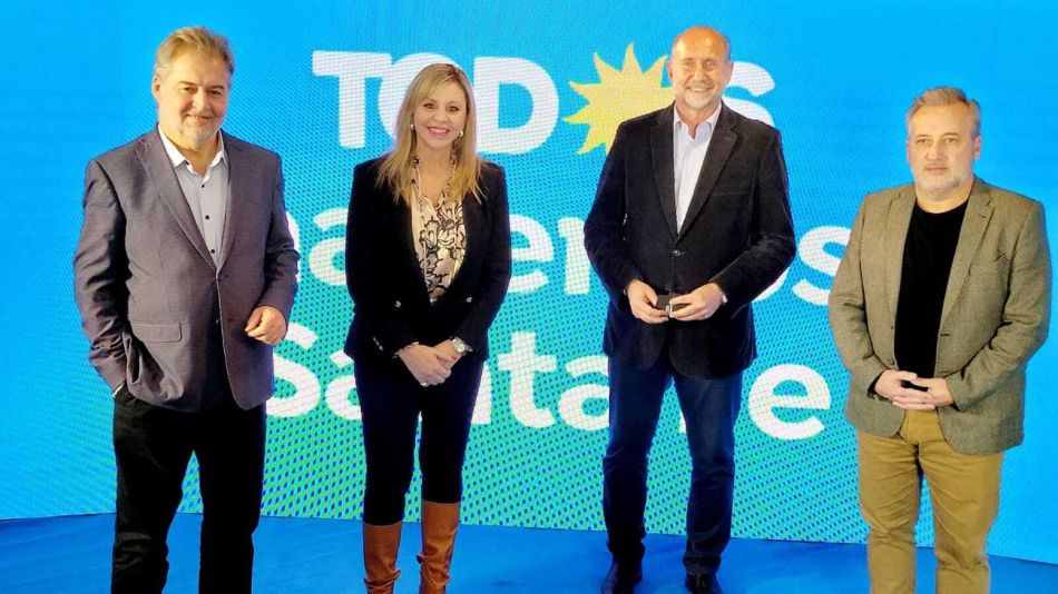 Presentación de la lista Celeste y Blanca en Santa Fe 20210803