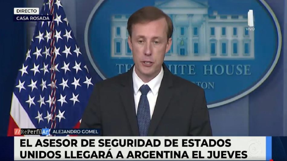 Reunión de Alberto Fernández con Jake Sullivan