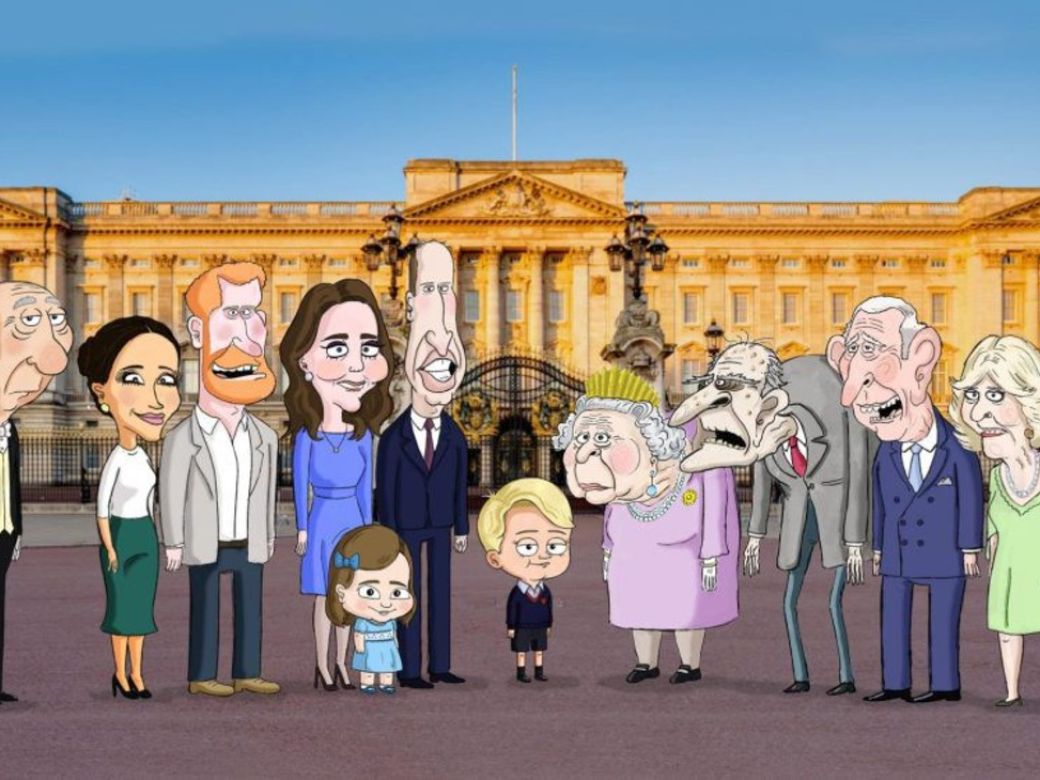 La familia real es un dibujo: polémica por la sátira animada 