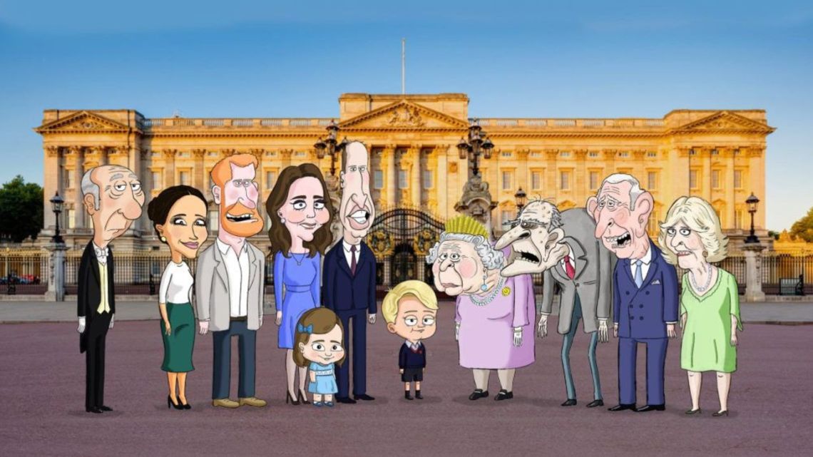 La familia real es un dibujo: polémica por la sátira animada 