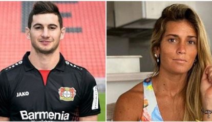 Los mensajes entre Lucas Alario y Agustina Albertario que confirmarían su relación 