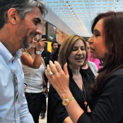 Pablo Echarri con Cristina Kirchner | Foto:CEDOC