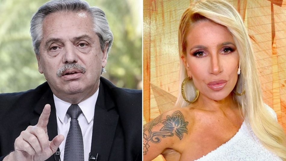 Alberto Fernandez y Florencia Peña