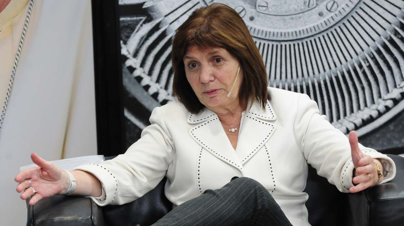 Patricia Bullrich, en la entrevista con Jorge Fontevecchia.