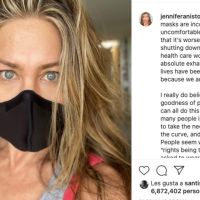 Jennifer Aniston cortó relación con quienes se niegan a recibir la vacuna contra el coronavirus