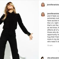 Jennifer Aniston cortó relación con quienes se niegan a recibir la vacuna contra el coronavirus 