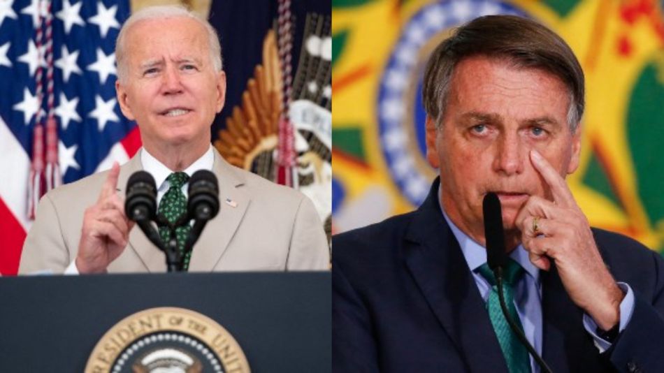 Estados Unidos Joe Biden Brasil Jair Bolsonaro g_20210807