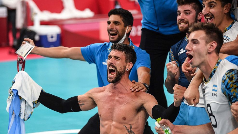 Conte encabeza el grito que el voley argentino esperó 33 años: volver a las medallas en un Juego Olímpico.