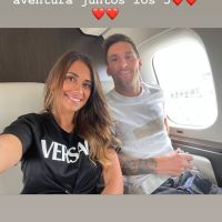 Antonela Roccuzzo junto a Messi hacía París: "Con todo hacía una nueva aventura"