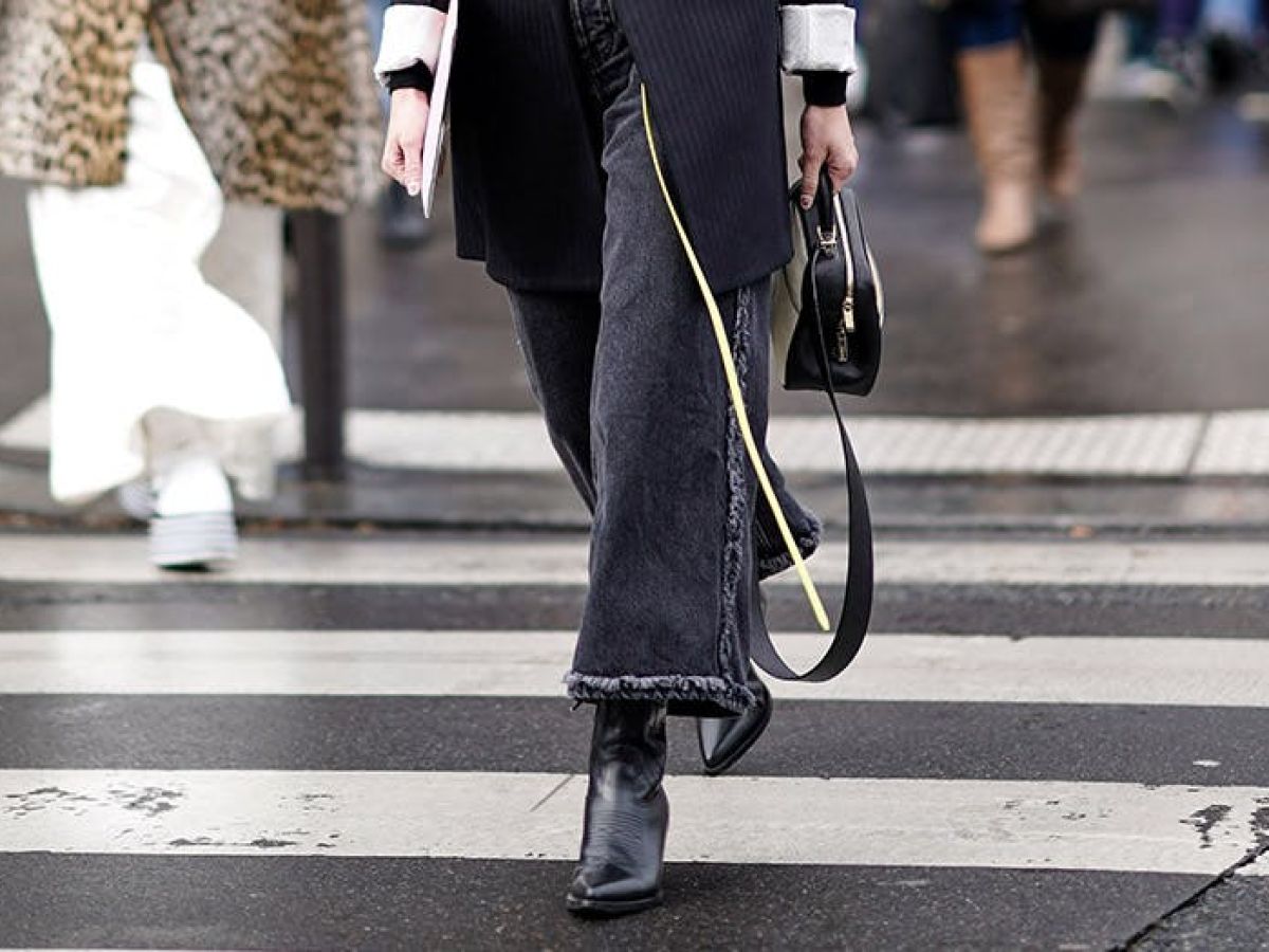 Marie Claire | Ideas para combinar jeans wide leg con diferentes tipos de  bota