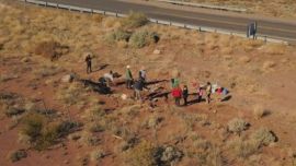 El hallazgo tuvo lugar a la vera de la Ruta Nacional Nº 237, a la entrada de Villa El Chocón, Neuquén.