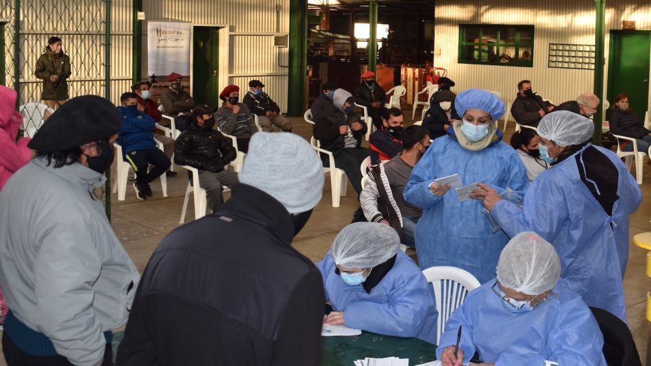Vacunación de trabajadores rurales