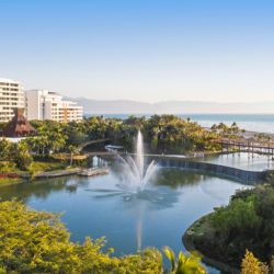 El Vidanta Nuevo Vallarta es el primer resort del mundo en contar en su interior con un teleférico.