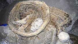 Todas las momias se encontraban en una posición similar a la fetal y en perfecto estado.