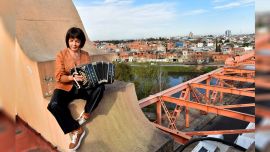 Fue la primera mujer bandoneonista que llegó al teatro Colón, como solista de orquesta sinfónica, en un homenaje a Ernesto Sábato.