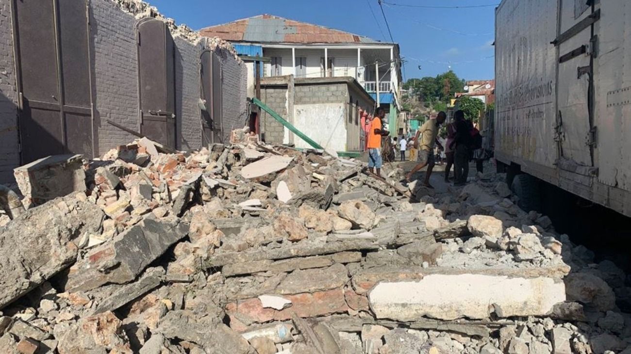 Un nuevo sismo en Haití provocó una tragedia.