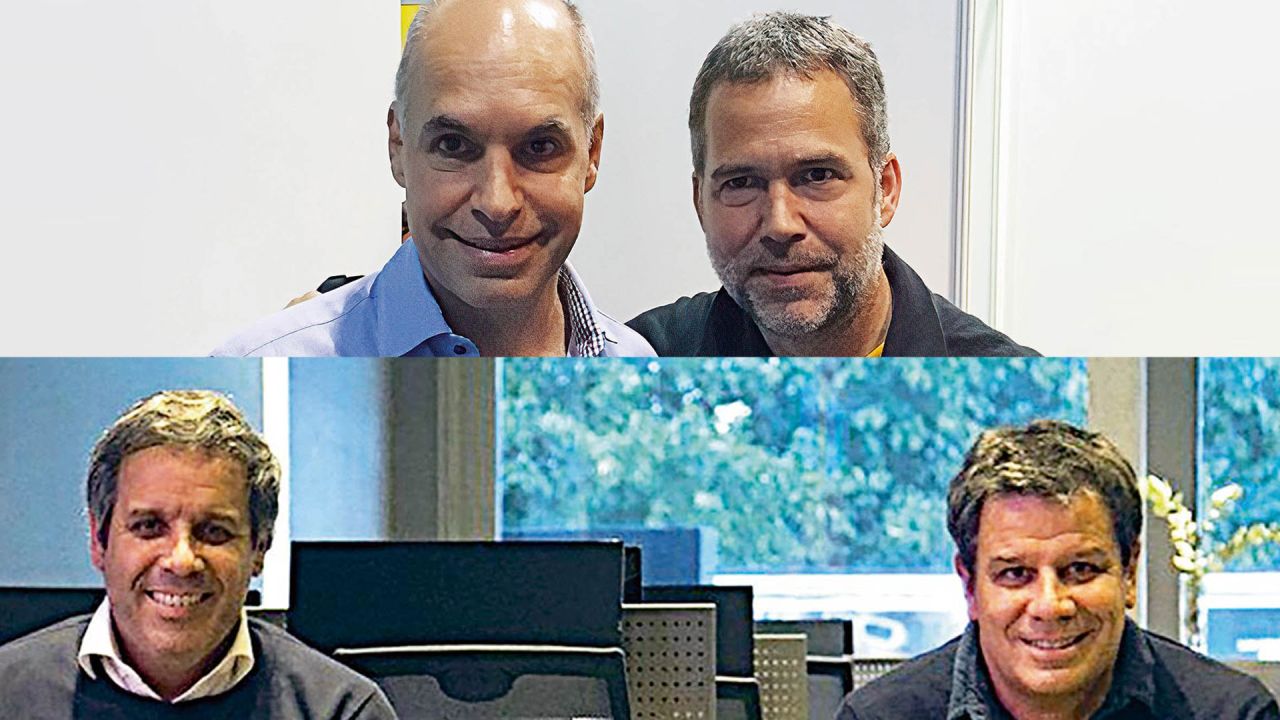 Hermanos Rodríguez Larreta y Manes. | Foto:Cedoc.