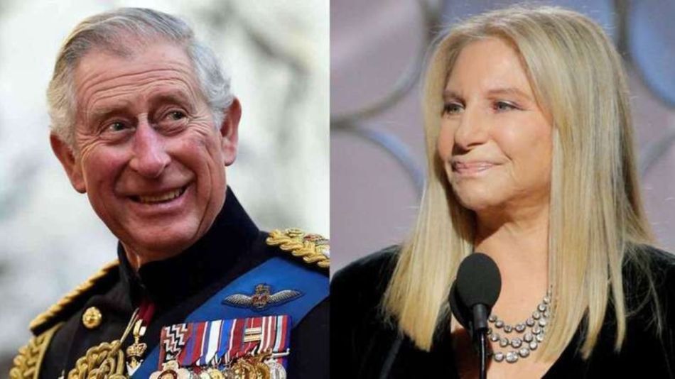 Se conocieron nuevos detalles de la secreta relación entre Barbara Streisand y el Príncipe Carlos  