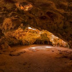 Cueva Quadrikiri en el Parque Arikok, Aruba.