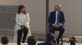 Cristina Kirchner y Alberto Fernández en Avellaneda-20210817